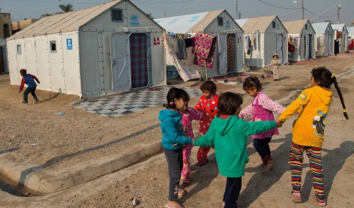 Den här nödbostaden ger en familj på flykt ett hem.