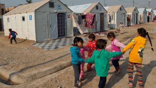 Den här nödbostaden ger en familj på flykt ett hem.