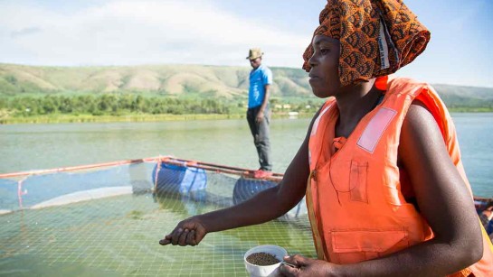 &quot;FN gav oss näten. Vi ger vår tid och engagemang&quot;, berättar Janine som också är med i fiskekollektivet. 