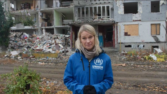 Karolina Lindholm Billing i Charkiv, november 2024 